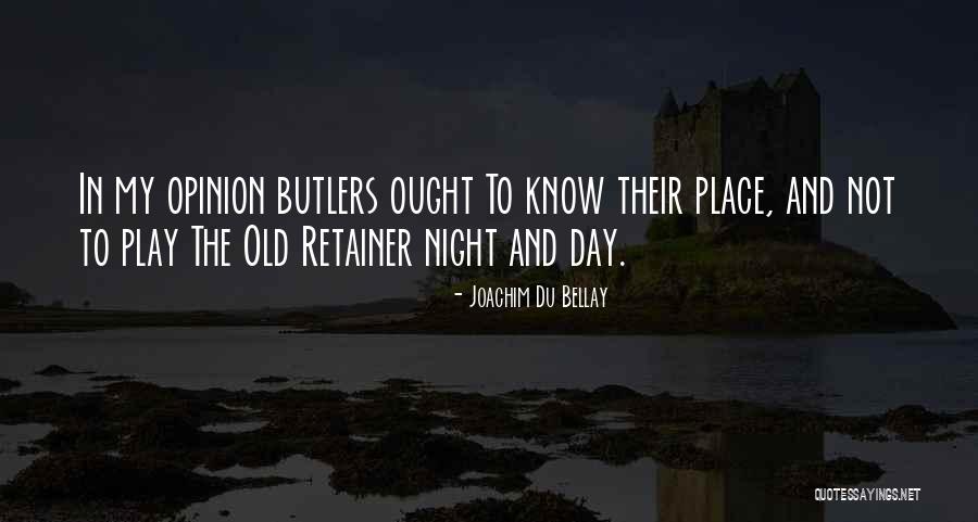 Butlers Quotes By Joachim Du Bellay