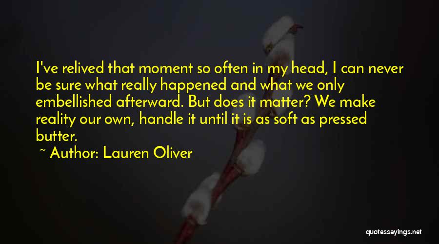 Butter Quotes By Lauren Oliver