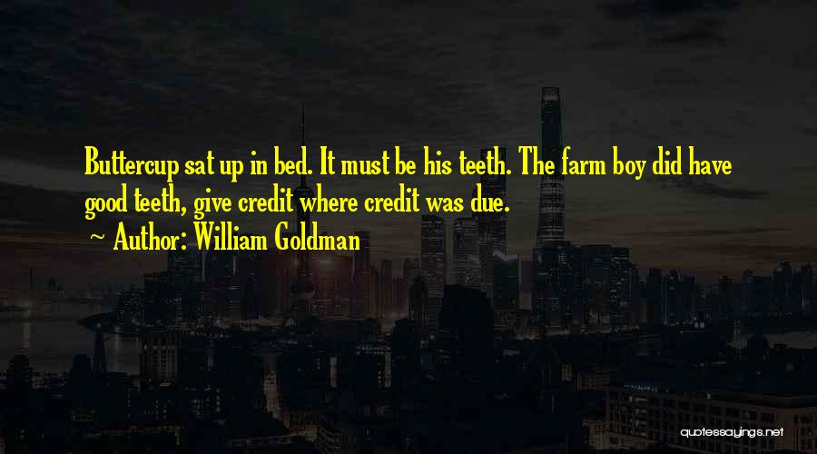 Buttercup Quotes By William Goldman