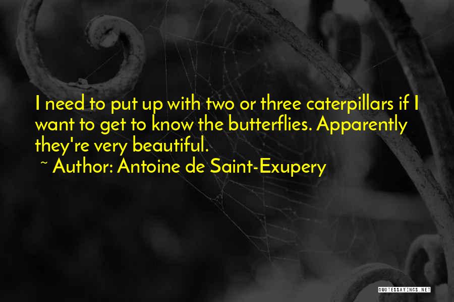 Butterflies And Caterpillars Quotes By Antoine De Saint-Exupery