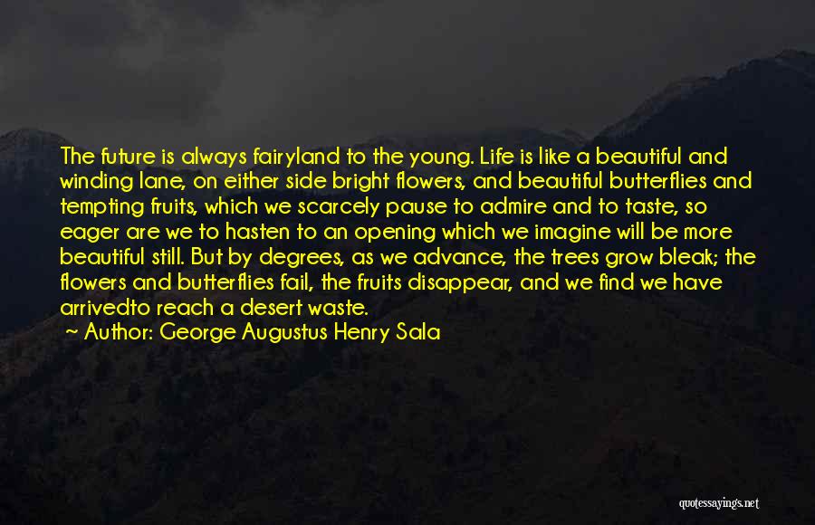 Butterflies And Life Quotes By George Augustus Henry Sala