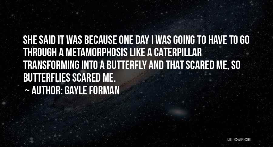 Butterflies Because Of Him Quotes By Gayle Forman