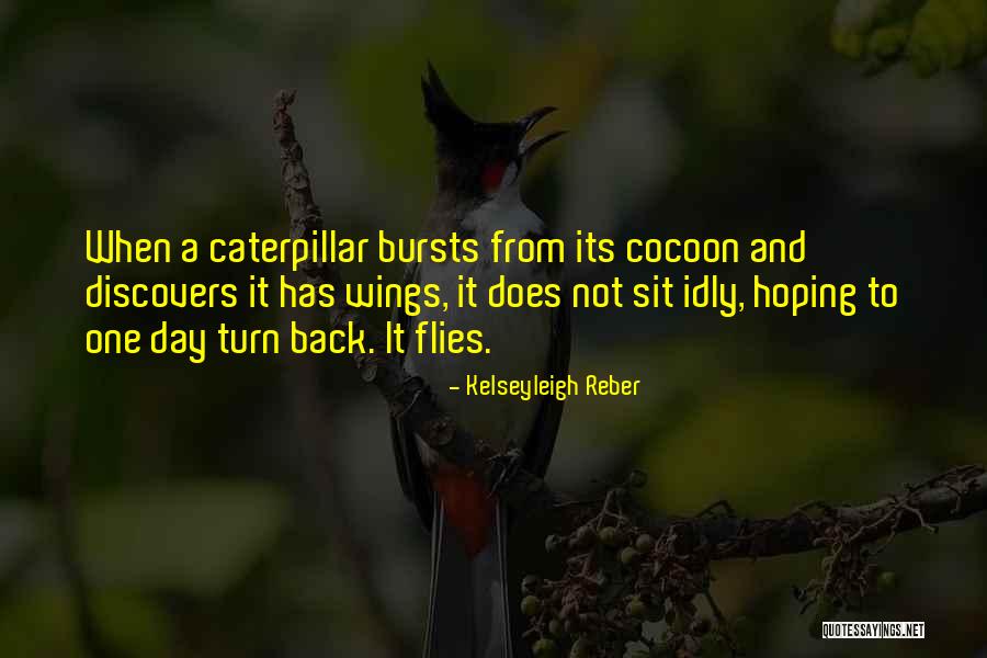 Butterfly And Caterpillar Quotes By Kelseyleigh Reber