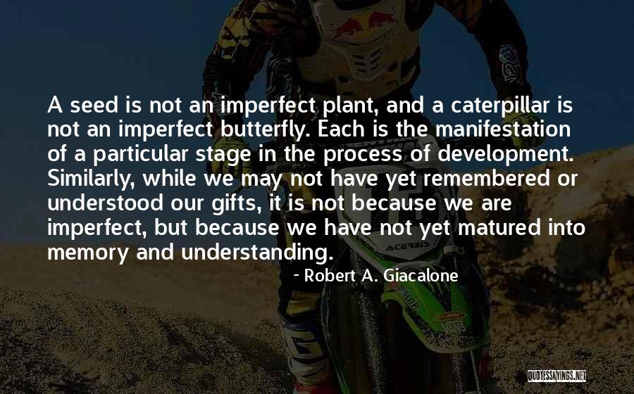 Butterfly And Caterpillar Quotes By Robert A. Giacalone