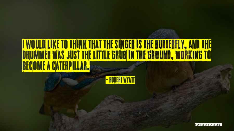Butterfly And Caterpillar Quotes By Robert Wyatt Butterfly And Caterpillar Quotes By Robert Wyatt