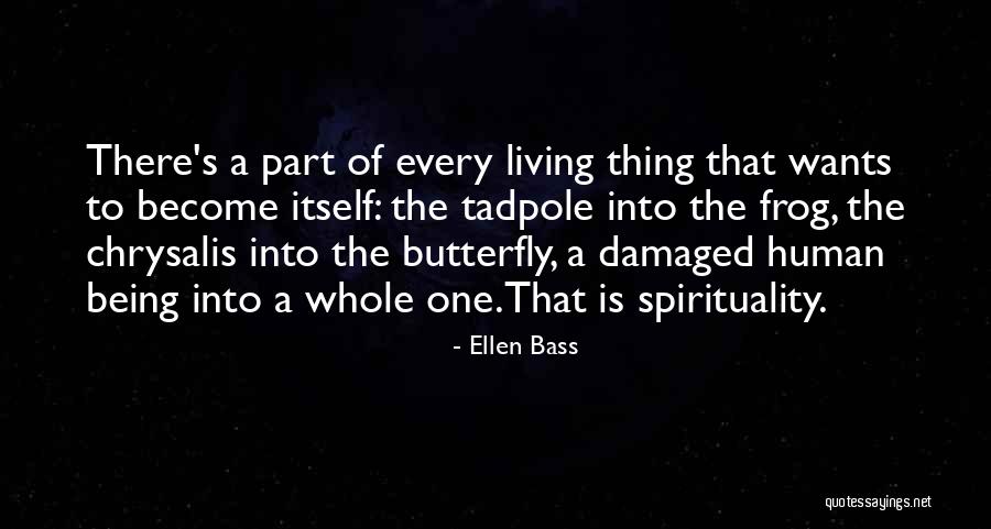 Butterfly Chrysalis Quotes By Ellen Bass