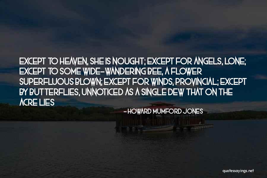 Butterfly Heaven Quotes By Howard Mumford Jones