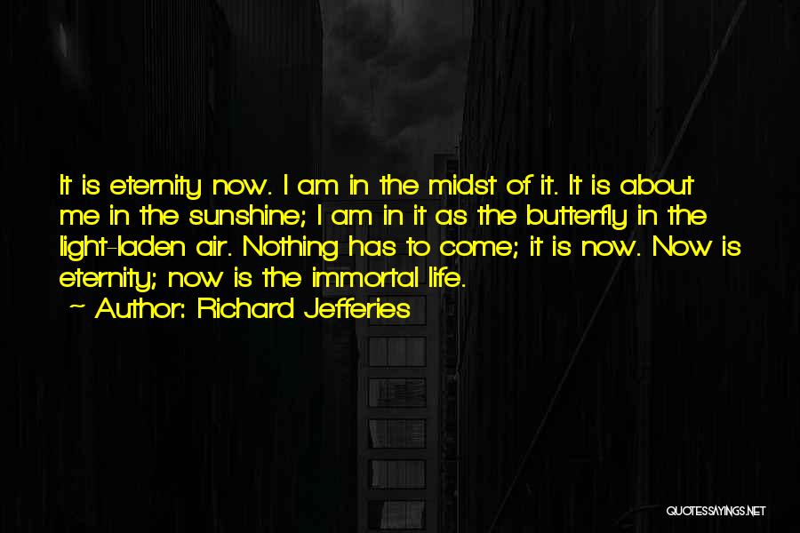 Butterfly Life Quotes By Richard Jefferies