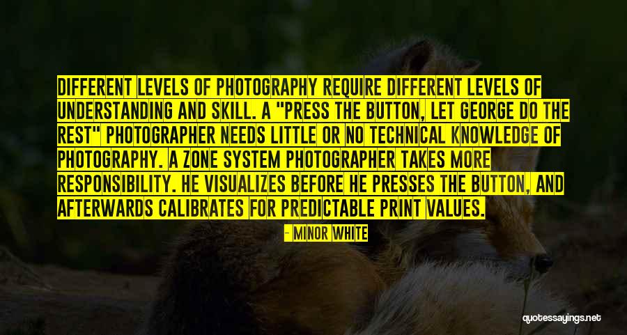 Button 1 Quotes By Minor White Button 1 Quotes By Minor White