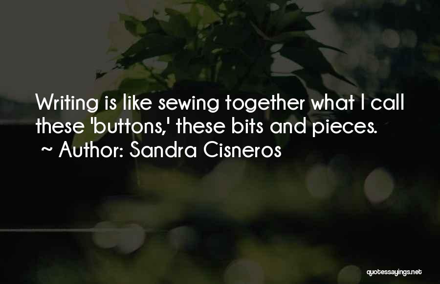 Buttons And Sewing Quotes By Sandra Cisneros