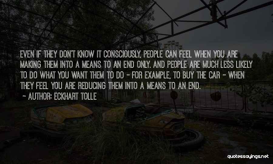 Buy A Car Quotes By Eckhart Tolle