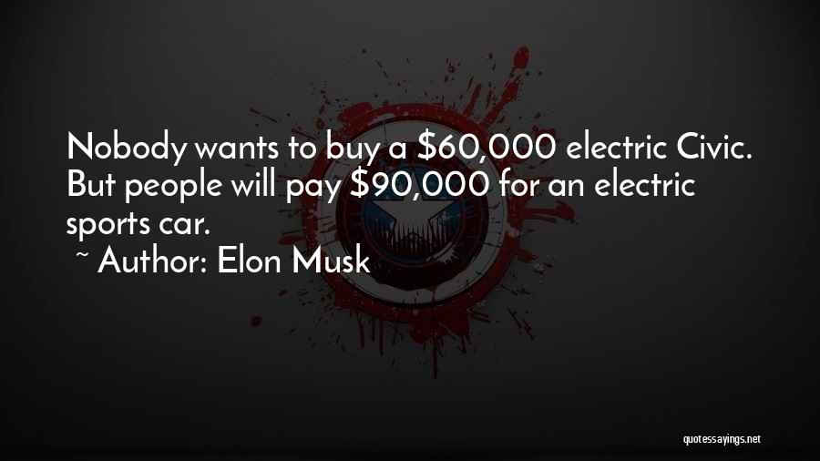 Buy A Car Quotes By Elon Musk