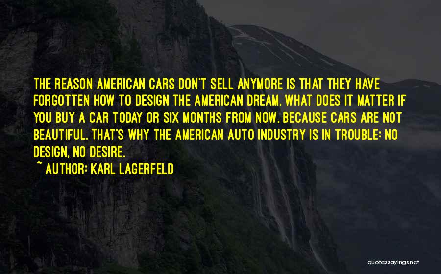 Buy A Car Quotes By Karl Lagerfeld