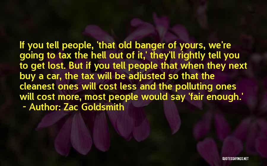 Buy A Car Quotes By Zac Goldsmith