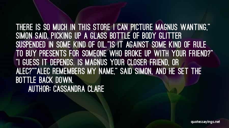 Buy Back Quotes By Cassandra Clare
