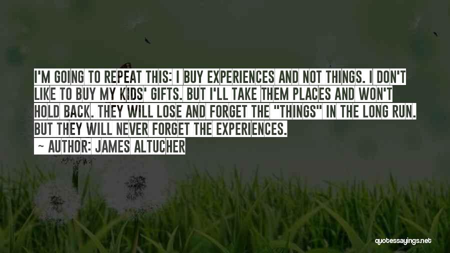 Buy Back Quotes By James Altucher