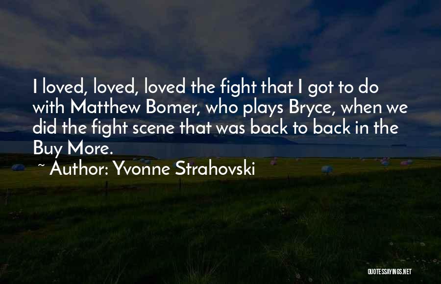 Buy Back Quotes By Yvonne Strahovski