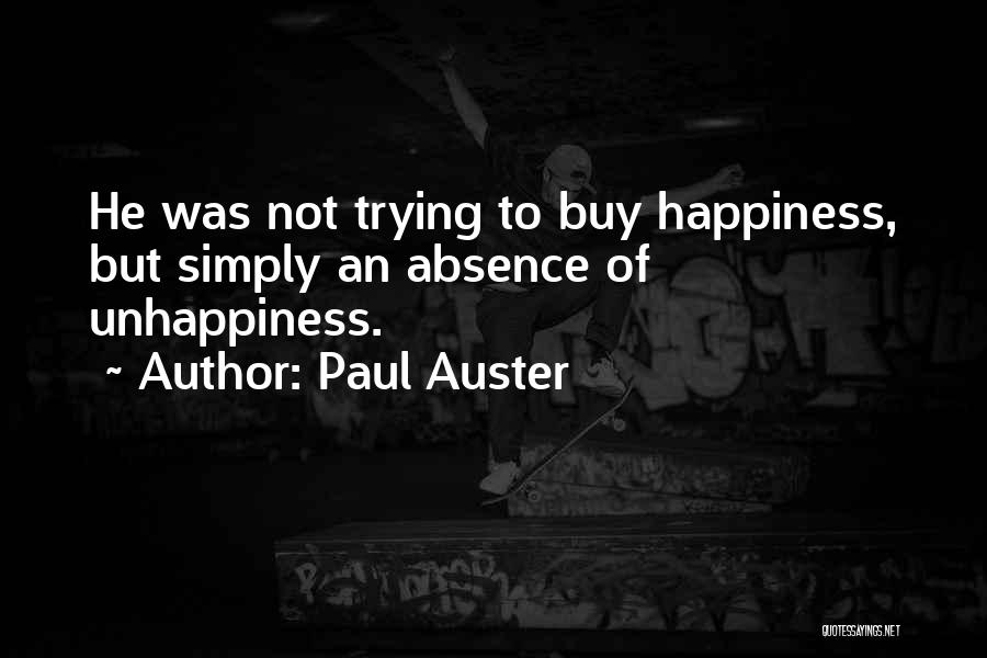 Buy Happiness Quotes By Paul Auster