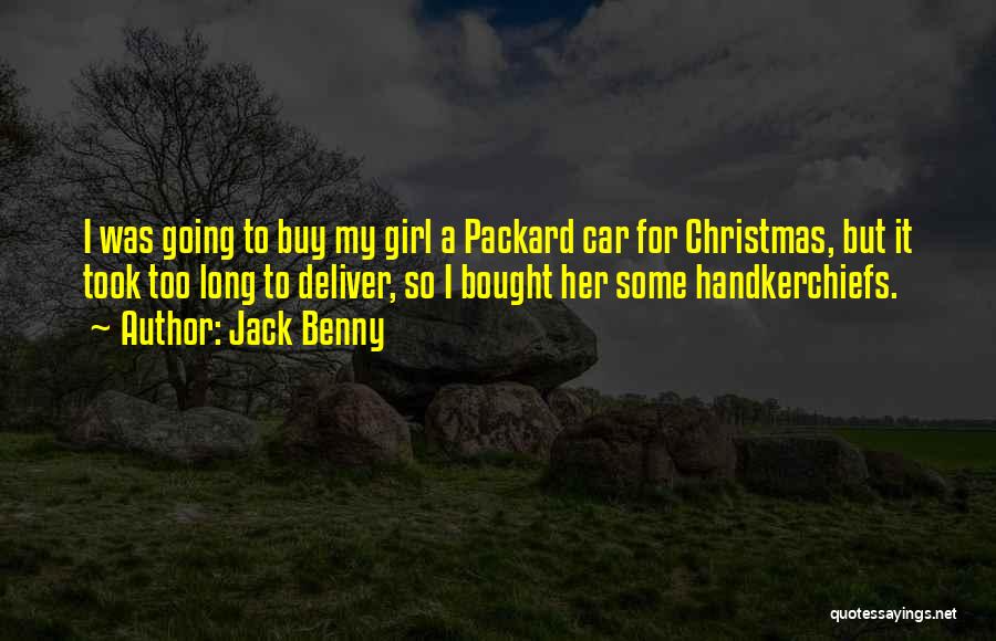 Buy My Car Quotes By Jack Benny