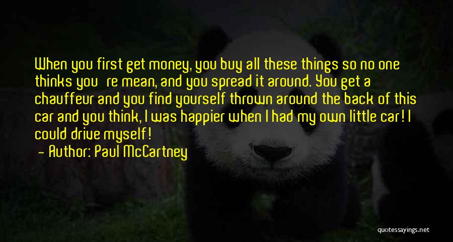 Buy My Car Quotes By Paul McCartney