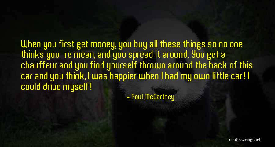 Buy My Car Quotes By Paul McCartney