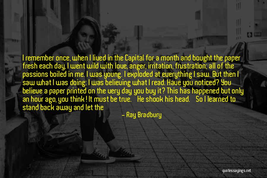 Buy Nothing Day Quotes By Ray Bradbury