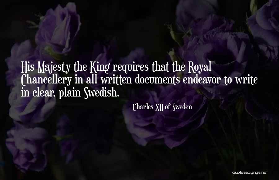Buyanova Quotes By Charles XII Of Sweden Buyanova Quotes By Charles XII Of Sweden