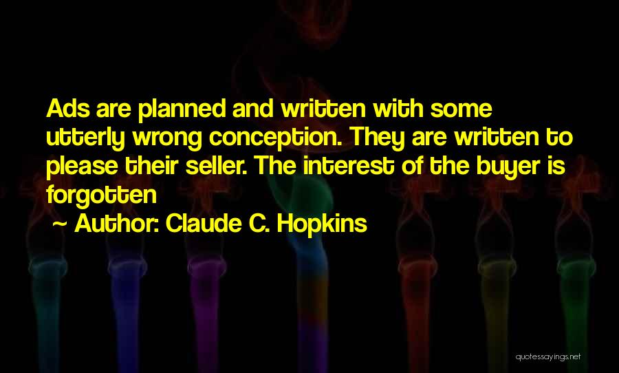 Buyer Quotes By Claude C. Hopkins