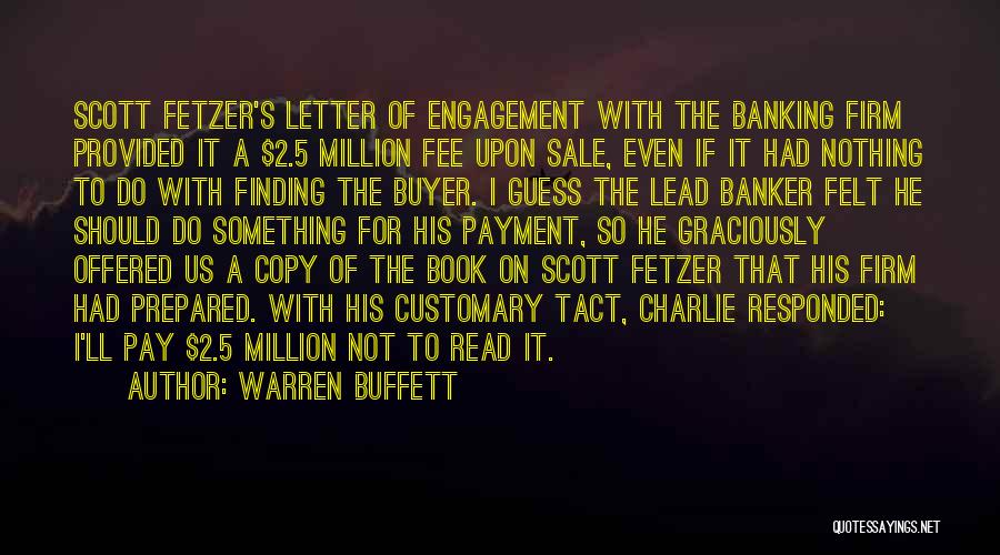 Buyer Quotes By Warren Buffett