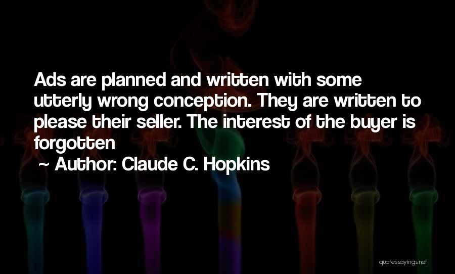 Buyer Seller Quotes By Claude C. Hopkins