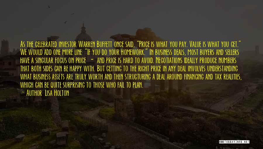 Buyers And Sellers Quotes By Lisa Holton