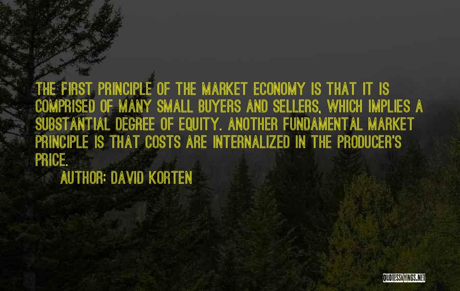 Buyers Market Quotes By David Korten