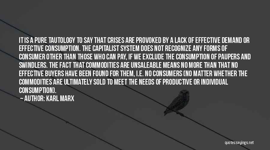Buyers Quotes By Karl Marx