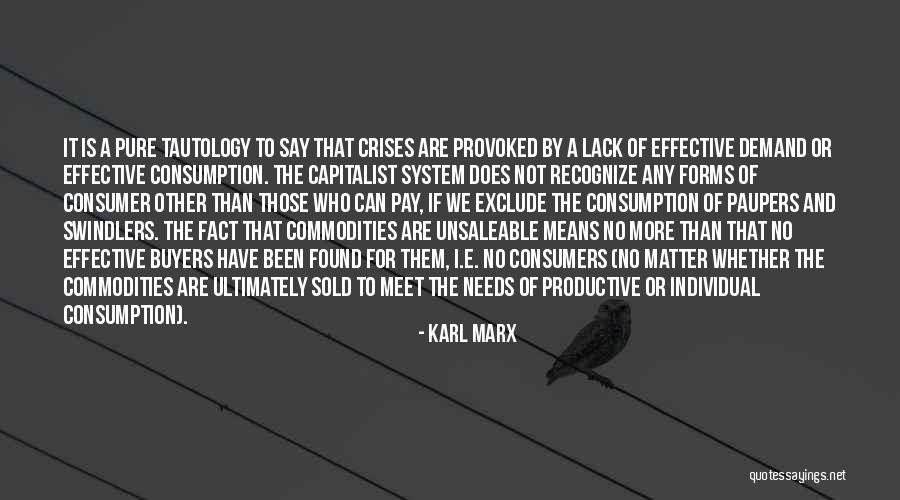 Buyers Quotes By Karl Marx