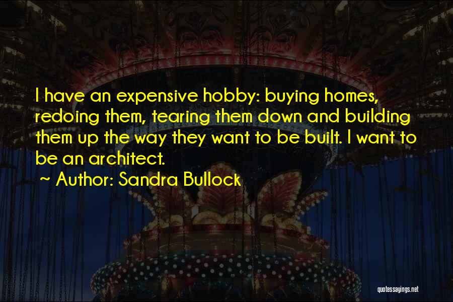 Buying Expensive Things Quotes By Sandra Bullock