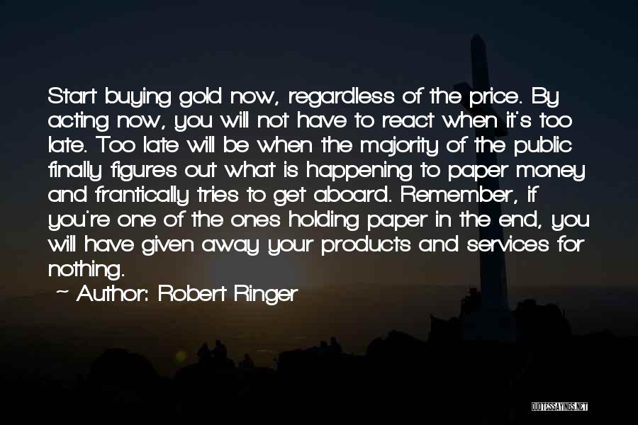 Buying Gold Quotes By Robert Ringer