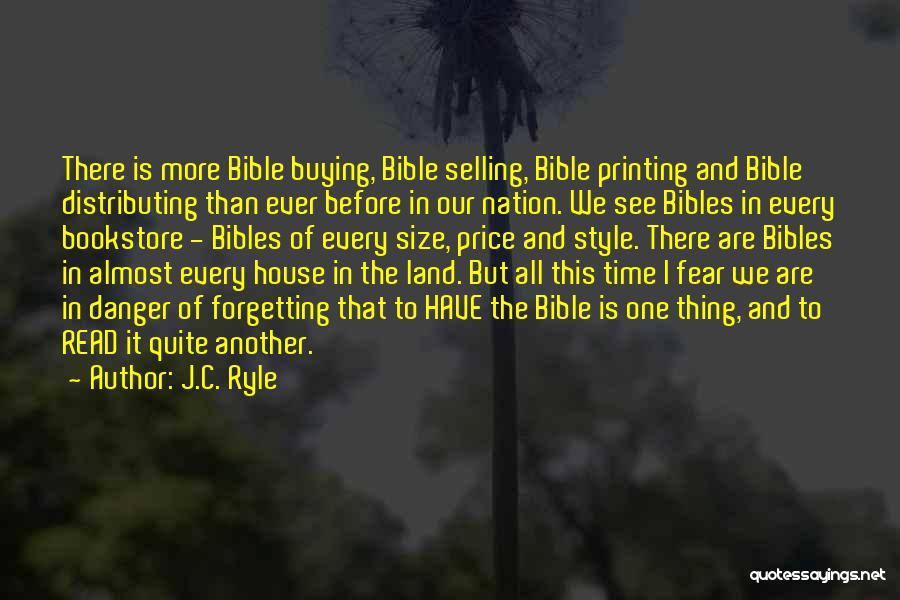 Buying Land Quotes By J.C. Ryle