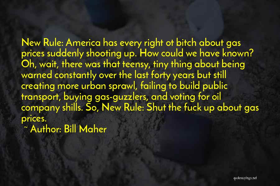 Buying New Things Quotes By Bill Maher