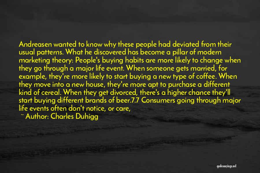 Buying New Things Quotes By Charles Duhigg