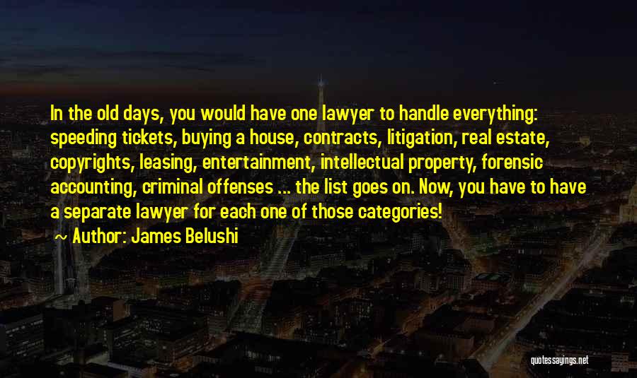 Buying Property Quotes By James Belushi