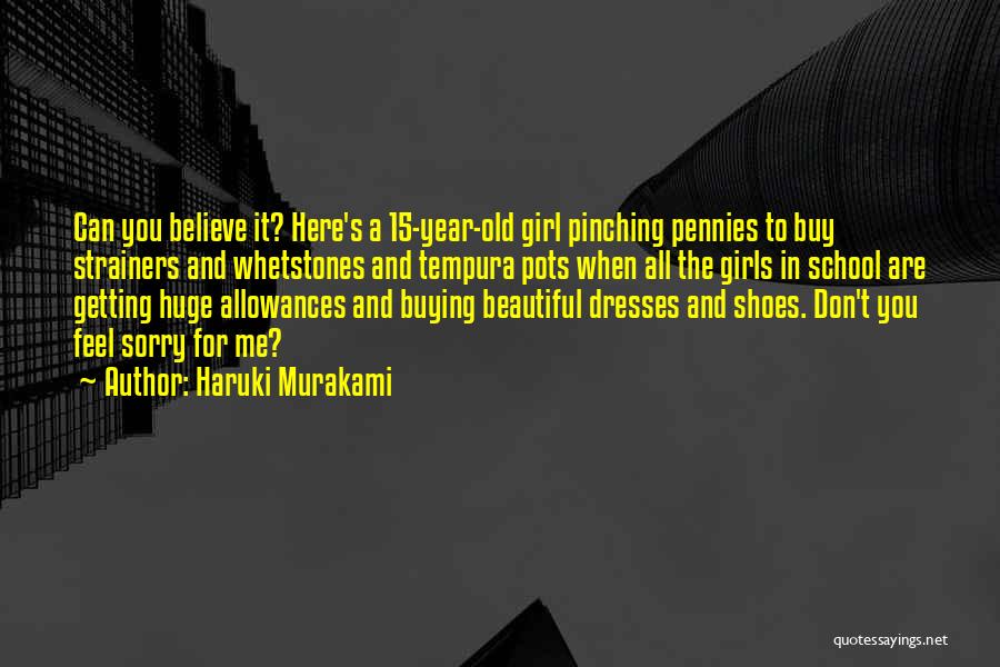 Buying Shoes Quotes By Haruki Murakami