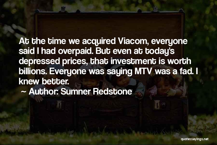 Buying Time Quotes By Sumner Redstone