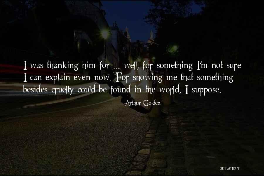 Buzz Mcnab Quotes By Arthur Golden Buzz Mcnab Quotes By Arthur Golden