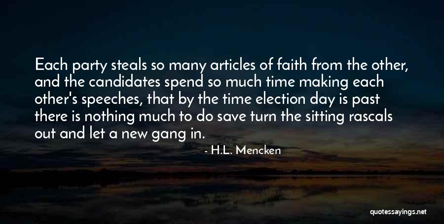 By Election Quotes By H.L. Mencken