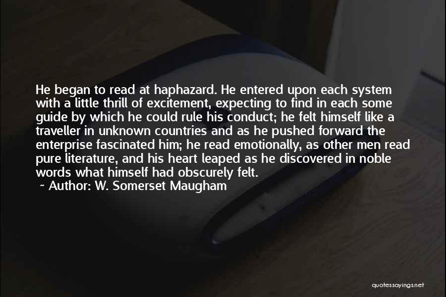 By Heart Quotes By W. Somerset Maugham