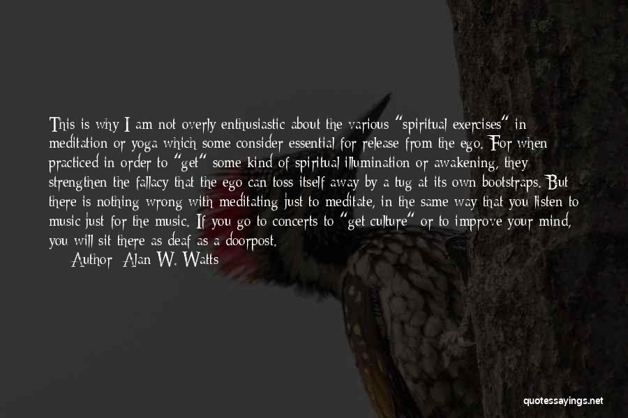 By His Bootstraps Quotes By Alan W. Watts