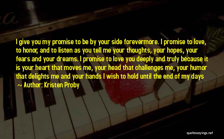 By Your Side Quotes By Kristen Proby