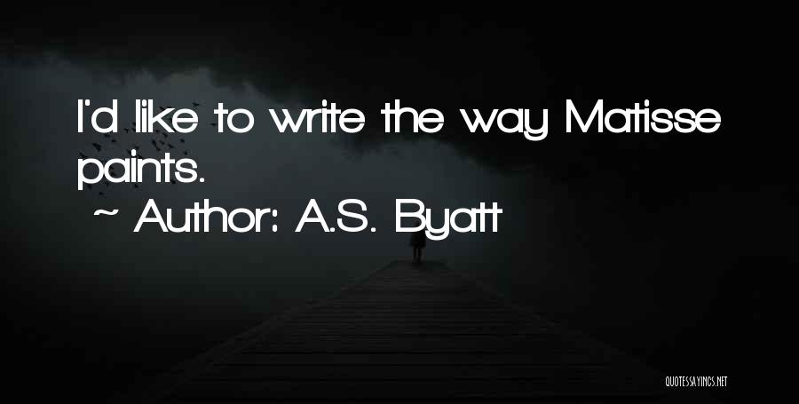 Byatt Quotes By A.S. Byatt