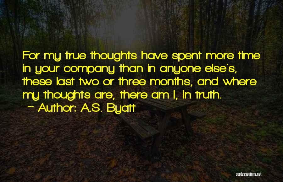 Byatt Quotes By A.S. Byatt