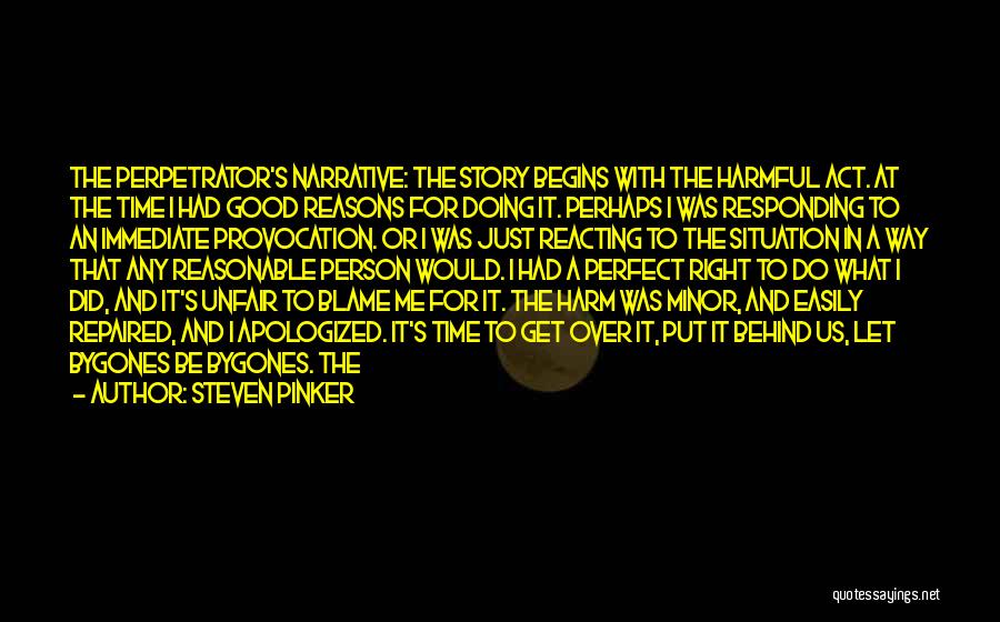 Bygones Quotes By Steven Pinker